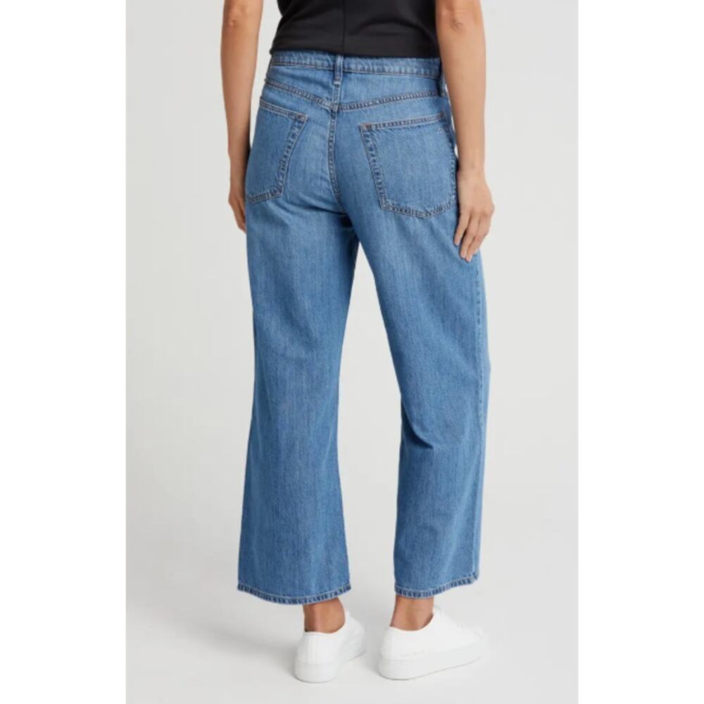 rag & bone Lori Mid-rise Crop Medium Wash Jeans Women's Sz 26 - Picture 2 of 9
